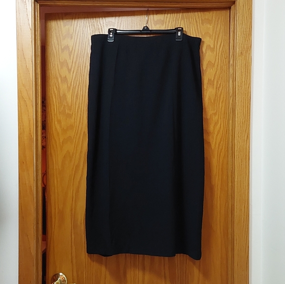 Womens J M Collection Black Maxi Skirt Size Large - Picture 2 of 5
